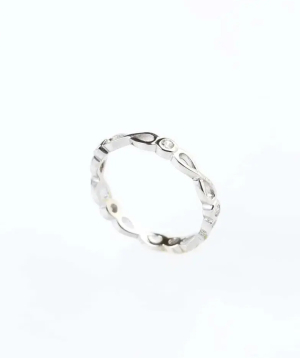 Silver ring «SiaMoods» SR152 18