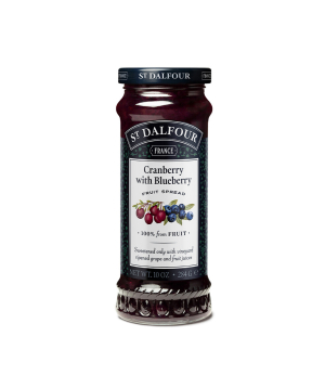 Jam «St. Dalfour» Cranberry and blueberry, 284 g