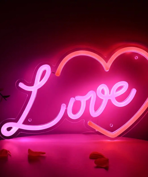 Neon light «Gift Store» Romantic №131