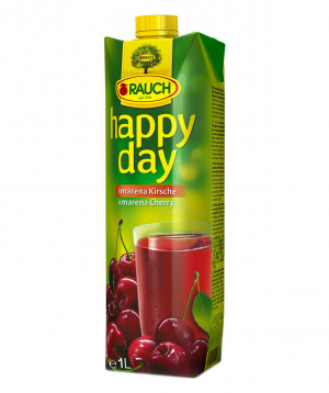 Juice `Happy Day` natural, cherry 1l