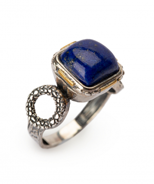 Kольцо `Har Jewelry` серебряное лазур