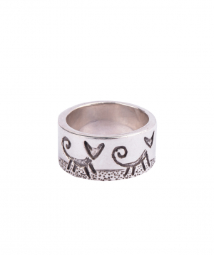 Silver ring ''Kara Silver'' №11
