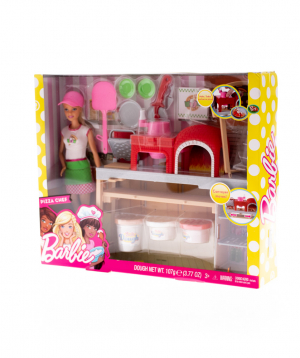 Set `Barbie` pizza chef