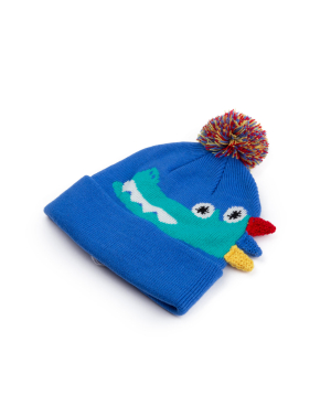 Beanie hat «Crocodile» blue, 53 cm