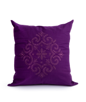 Embroidered cushion ''Jasmine Home'' №21