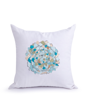 Embroidered pillow ''Jasmine Home'' №32