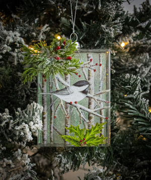 Christmas tree toy with a bird 13805