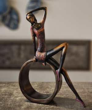 Statuette «Moonlight» Beauty, 29 cm, bronze