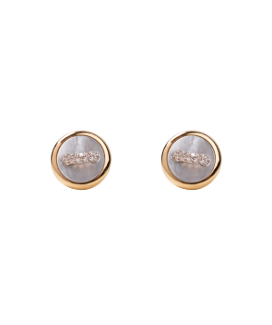 Earrings ''Less is more'' gold №130