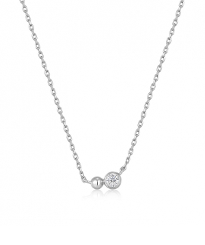 Silver necklace «Ania Haie» N045-02H-CZ