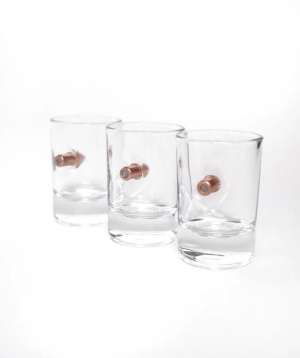 Set of glasses «Creative Gifts» with a bullet, 40ml