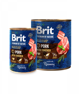 Dog food «Brit Care» pork and trachea, 800 g
