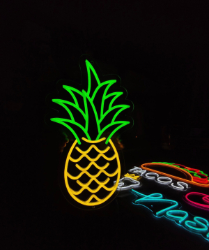 Neon light «ANeon» Pineapple, 50 x 26 cm