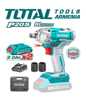 Impact wrench «Total Tools» TIWLI2038, battery-operated
