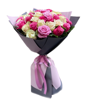 Bouquet `Mikun with roses