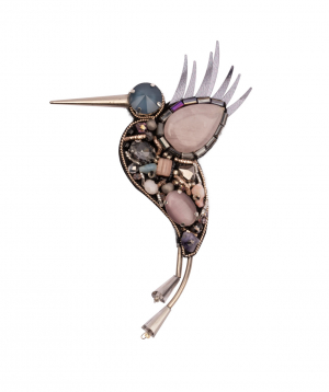 Брошь `LilmArt` колибри