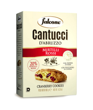 Cookies «Falcone» Cantucci, cranberry, 180 g