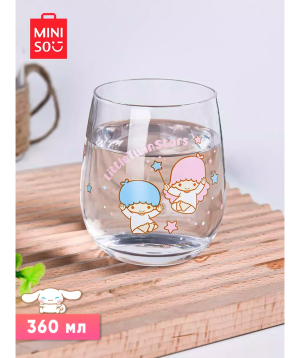 Բաժակ «Miniso» Sanrio, Little Twin Stars №17, 360 մլ