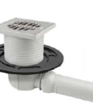 VALSIR VS0700360 FLOOR DRAIN W/COVER 120X120 HORIZONTAL OUT D50