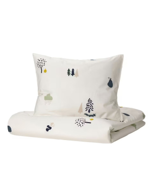 Duvet cover and pillowcase ''Forest''