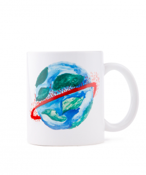 Cup `City of Smile` Planet Earth