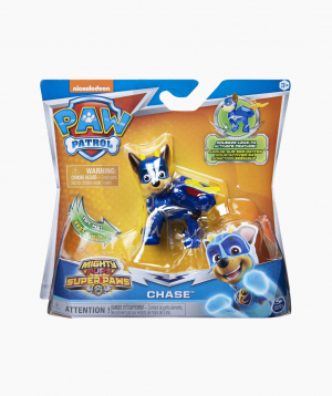 Spin Master Paw Patrol Cartoon Character Figurine Mighty Pups: Chase