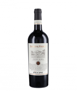 Вино `Piccini Toscana Sasso Al Poggio` красное, сухое 750мл