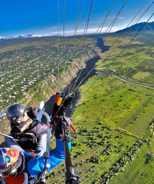 Paragliding flight ''Skyclub'' with instructor Premium