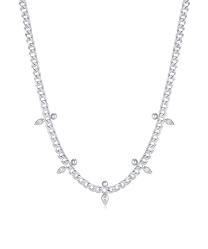 Silver necklace «Ania Haie» N053-07H