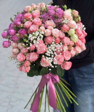 Bouquet «Punj» №89 with spray roses