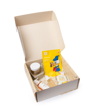 Gift box «Luseres» Yellow Heart