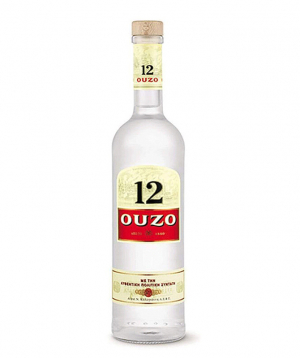 Vodka `Ouzo 12` 38% 0.7 l