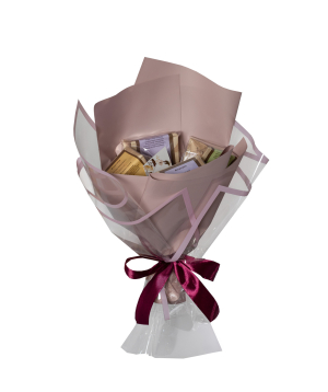 Подарочный букет «Cantata» с кофе и чаем №44