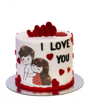 Cake `I love you`