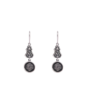 Silver earrings ''Koshtoyan'' №1