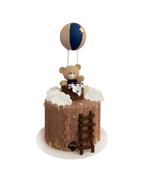 Cake «Anare Cake» Bear with an air balloon