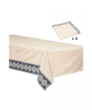 Скатерть и салфетки «Ashley Home» 204508A