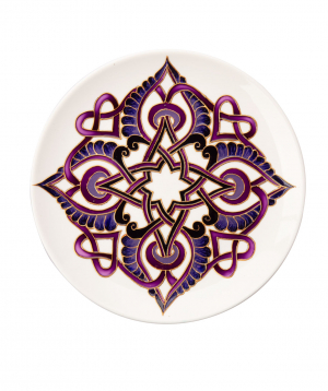 Plate ''Taraz Art'' decorative, ceramic №7
