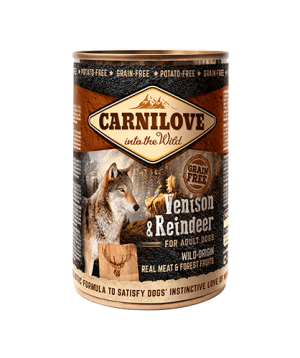 Dog food «Carnilove» venison and reindeer pate, 400 g