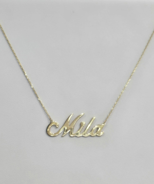 Necklace «Less is more» gold  №162