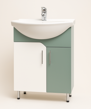 Bathroom furniture «Perla» Triton Elegance 60, olive green