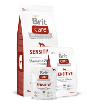 Dog Food «Brit Care» Venison and potato, for sensitive dogs, 12 kg