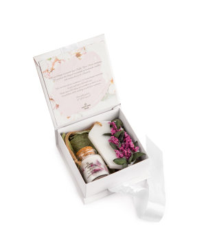 Gift box «Light Your Home» with a candle №3