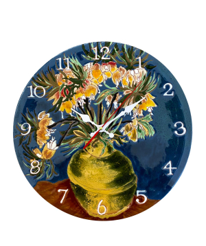 Wall clock «ManeTiles» ceramic №6