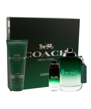 Perfume «Coach» Green, for men, 100+100+15 ml
