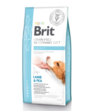 Корм для собак «Brit Veterinary Diet» от ожирения, 12 кг