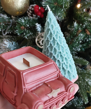 Candle «Blue Moon» My Dream Car + Christmas Tree