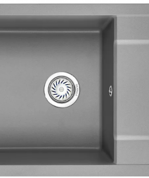 GRANULA 7805 KITCHEN SINK 1B 1D QUARTZ SQUARE 780X500MM ALUMINIUM