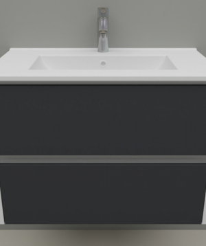 Perla լոգասենյակի PVC կահույք Urban, 700x500x388մմ, մուգ մոխրագույն