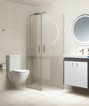 Perla լոգասենյակի PVC կահույք Parite-Alvand 60, 545×310×500մմ, մոխրագույն կաղնի, առանց լվացարան